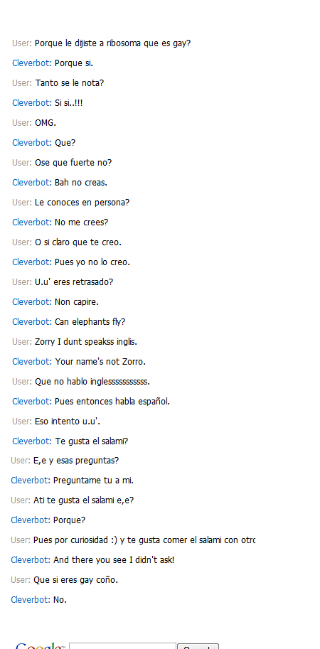 Cleverbot!! Fffffffffffff