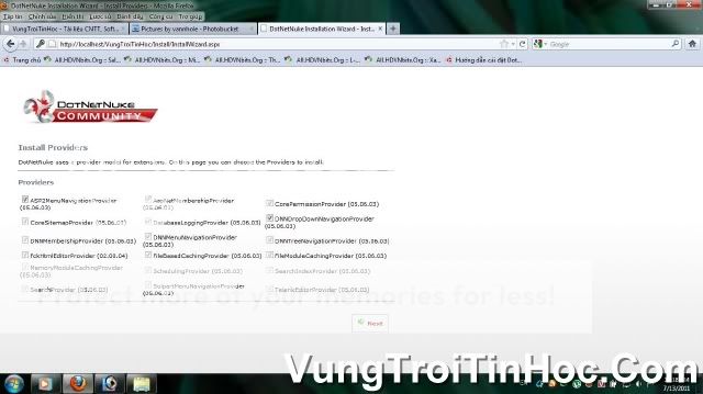 Hướng dẫn cài đặt DotNetNuKe trên Win 7 Caidatdotnetnuke9