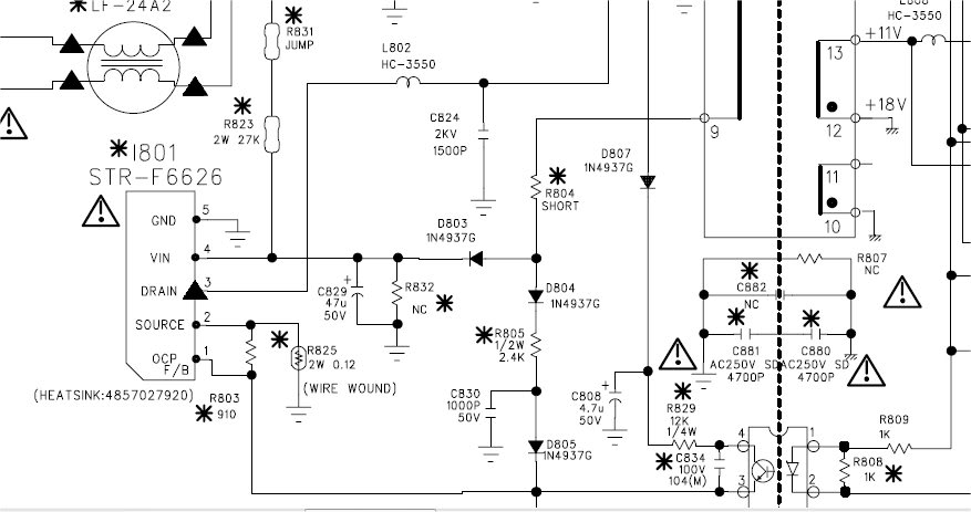 Daewoo TV ( Chassis CN-220F ) CN-220Fpowersupply