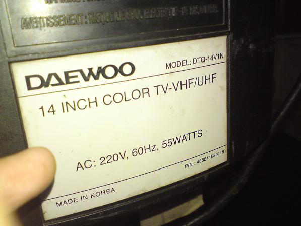 Daewoo TV ( DTQ-14V1N ) Chassis CN-001M/K DAEWOODTQ-14V1N_zpse1c8715e