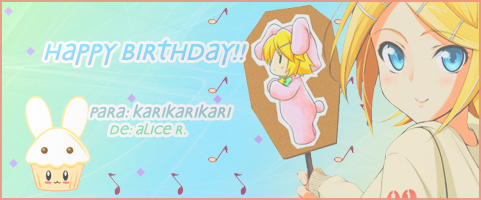 Feliz Cumple Kari-chan Alchbkaricopia