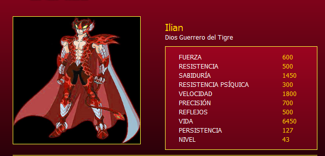 Ilian, nivel 43 Ilian