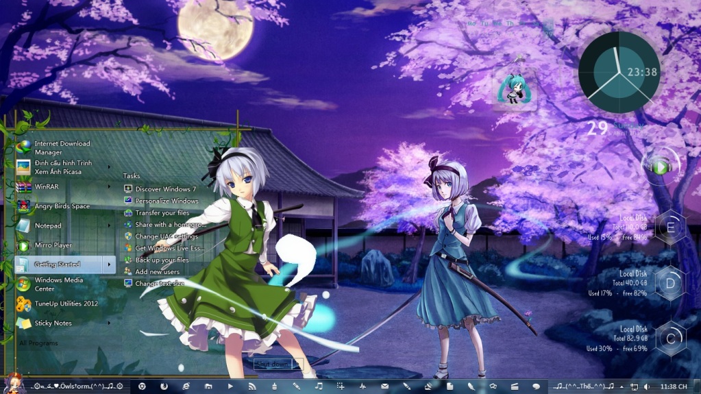 [Manga-Cực Đẹp] Theme Win 7  Youmu2