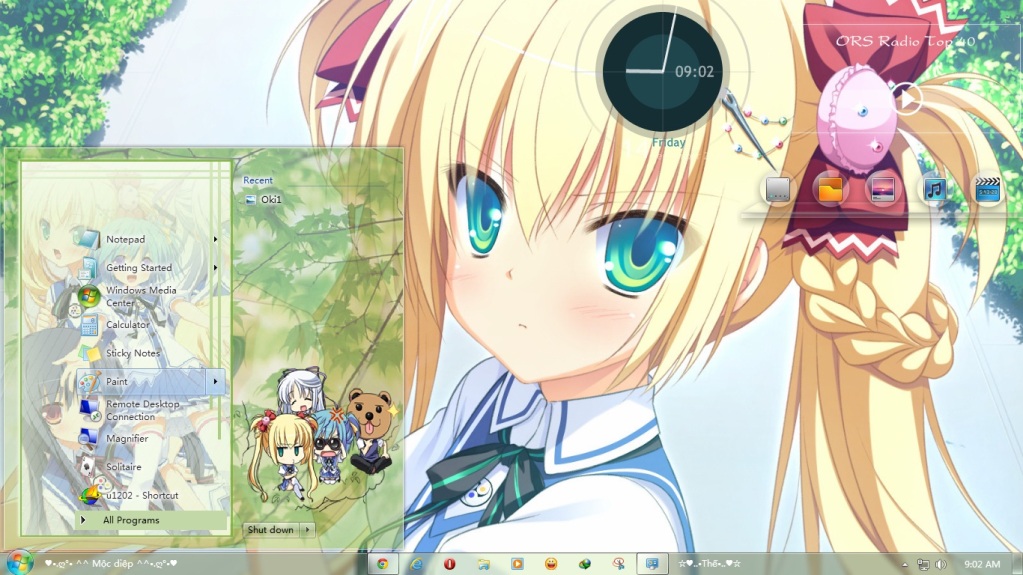 [Theme Win7] Onigokko Oki2