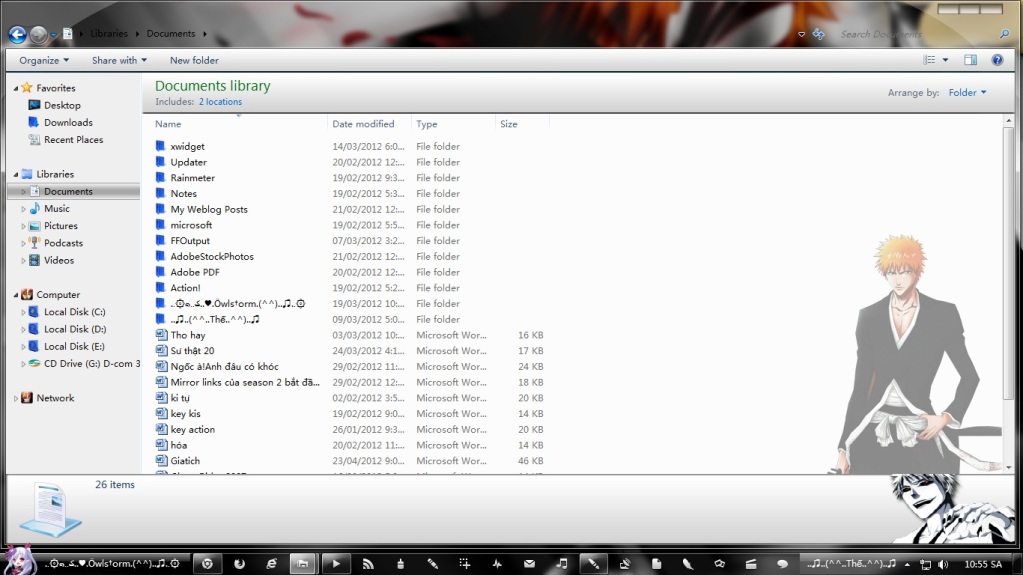 [Chia sẻ] Theme Bleach cho Windows XP và Windows 7 Pic4