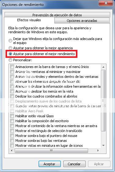 Guía práctica para mejorar rendimiento Windows 7 / Vista Paso4