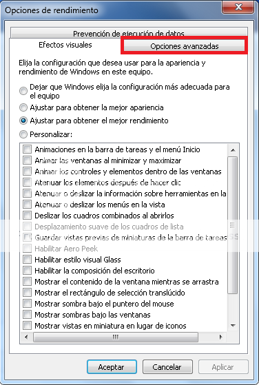 Guía práctica para mejorar rendimiento Windows 7 / Vista Paso5