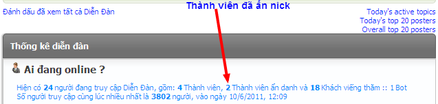 [Hướng Dẫn] Ẩn nick thành viên khi đăng nhập diễn đàn HD0