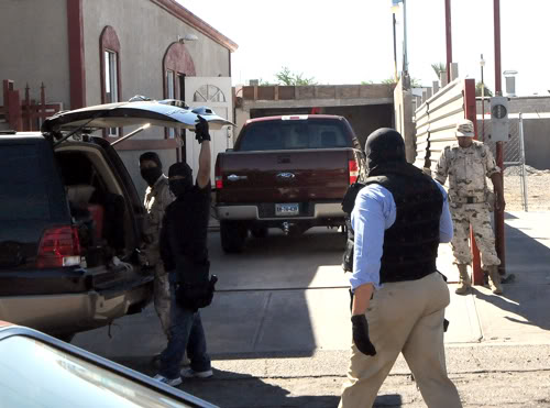 Cateos en Mexicali, 7 detenidos, drogas y armas Cateo-2