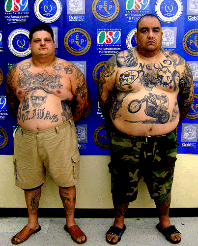 Caen 2 fugitivos gringos en Tijuana, uno de ellos era de los mas buscados de USA Mongoles-2