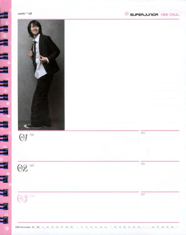 [PIX] 2007 Super Junior Planner / Calendar Pictures ScanImage009