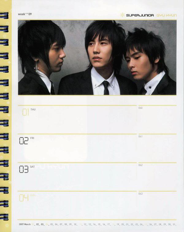 [PIX] 2007 Super Junior Planner / Calendar Pictures ScanImage027