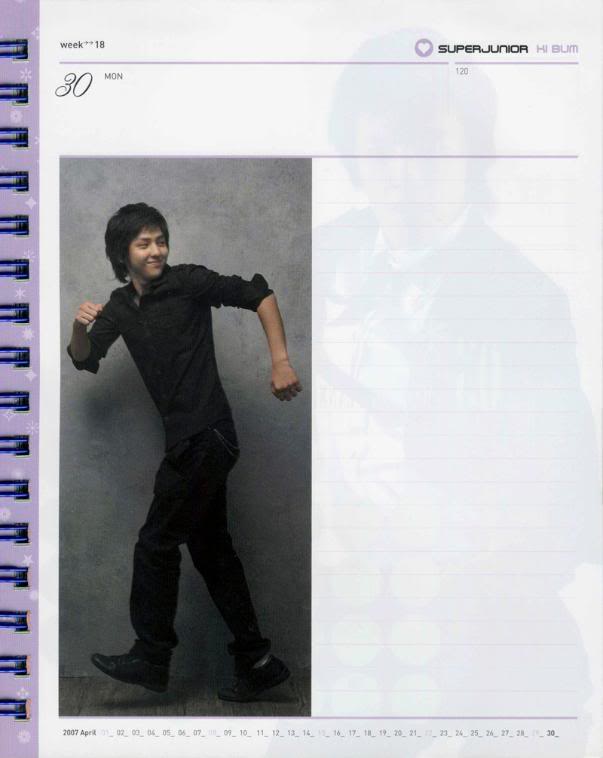 [PIX] 2007 Super Junior Planner / Calendar Pictures ScanImage037