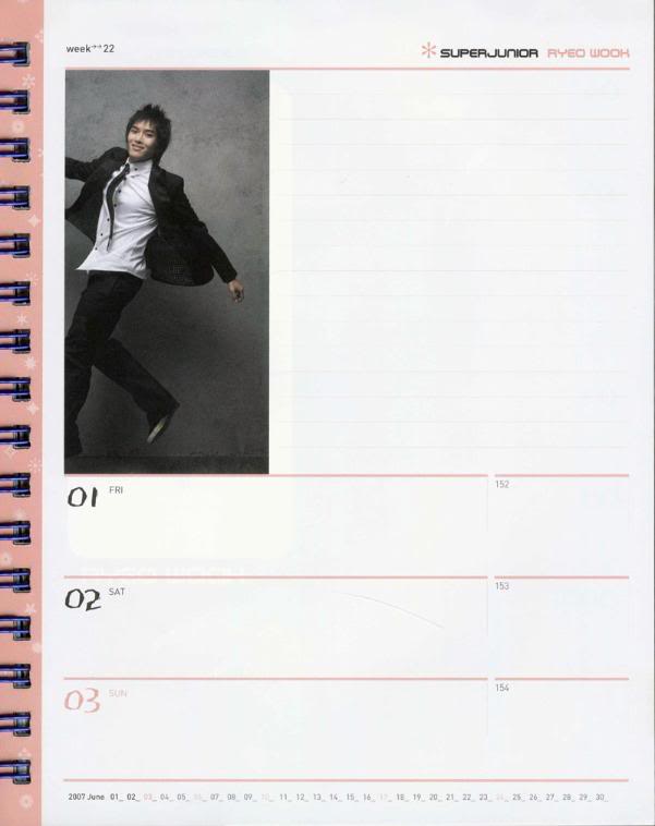 [PIX] 2007 Super Junior Planner / Calendar Pictures ScanImage045