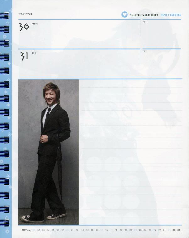 [PIX] 2007 Super Junior Planner / Calendar Pictures ScanImage055