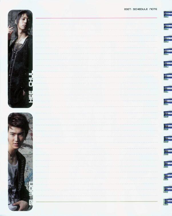 [PIX] 2007 Super Junior Planner / Calendar Pictures ScanImage086