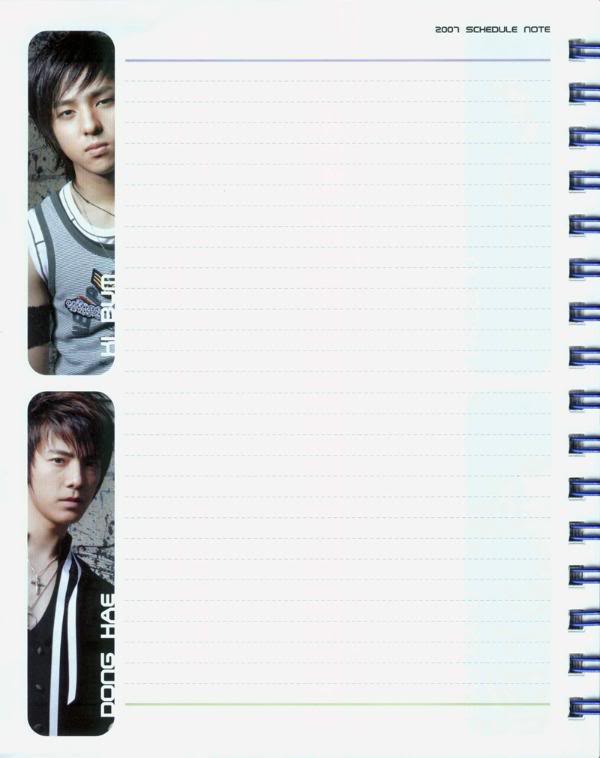 [PIX] 2007 Super Junior Planner / Calendar Pictures ScanImage088