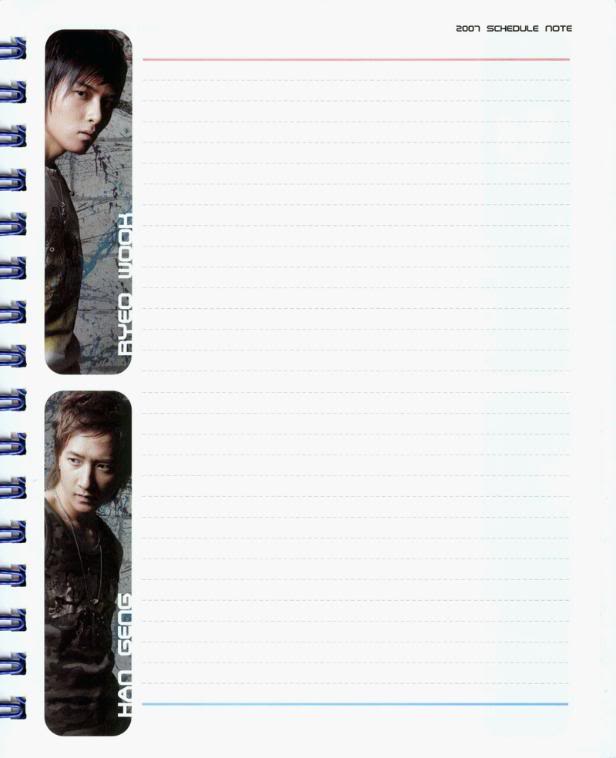 [PIX] 2007 Super Junior Planner / Calendar Pictures ScanImage089