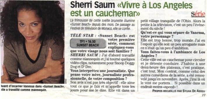 Articles de magazines sur les autres personnages ou acteurs de SB  Saumart01