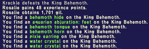 03-07-2010 King Behemoth #4, Cerberus #34, Sandworm #29/Serket #13, and Wyrm x11. KingBehemothDrops03-07