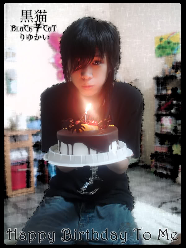 [ black cat ] my big love :x Happyb-daytome