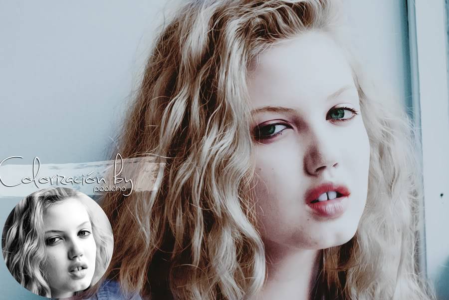 Chall #376 - Colorización - Lindsey Wixson [AWARDS] Lindseycolorized