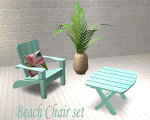 Beach chair mini set Beachchairmini