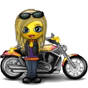 Me presento Emoticon-chica-moto