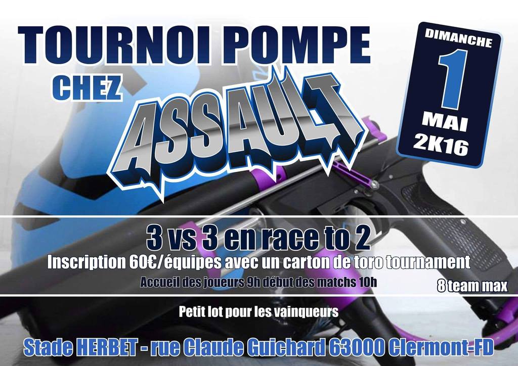 Tournois Assault - 1 Mai 2016 - Clermont-Fd 12968111_1066157553457563_8153720792557077862_o