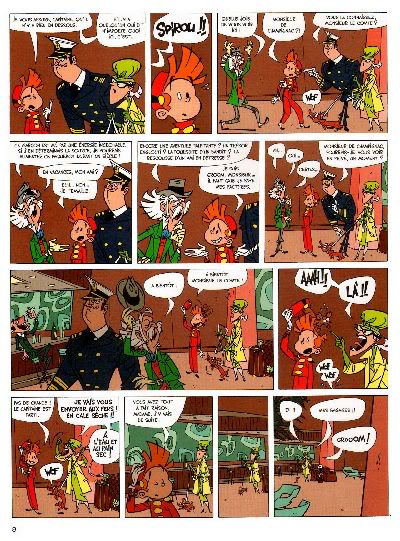 PREVIEW: "Spirou por...": Trondheim & Parme - Panique en Atlantique A009