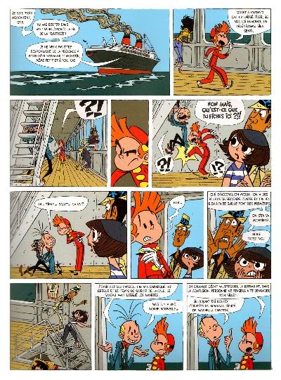 PREVIEW: "Spirou por...": Trondheim & Parme - Panique en Atlantique A010