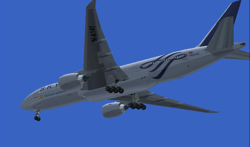 PSS B772 Vietnam Airlines Skyteam Livery Sk2-1