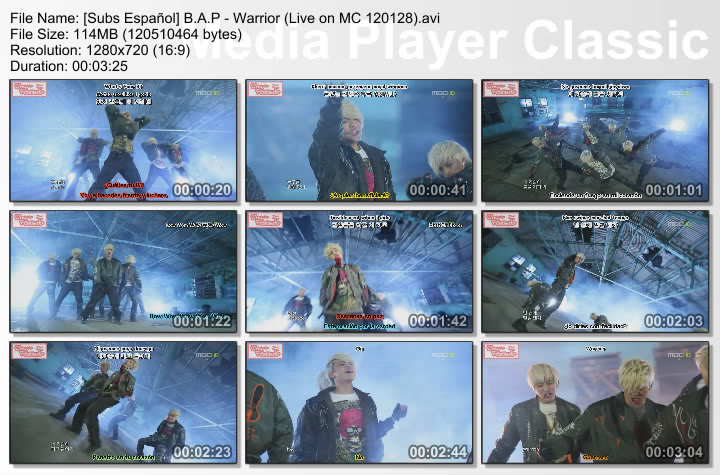 [Subs Español] B.A.P - Warrior SubsEspaolBAP-WarriorLiveonMC120128