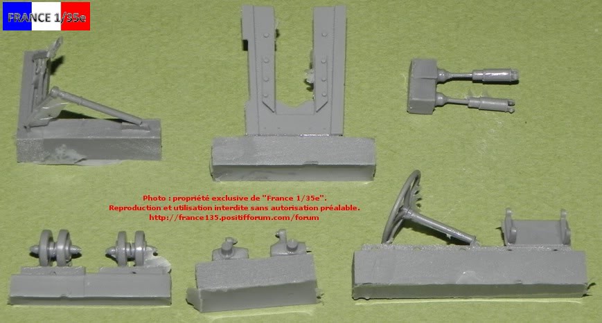 Selbstfahrlafette für 7,5cm Pak 40 Auf SOMUA MCG S307 (f) . Brach Model, 1/35, ref BM 073. Kit résine et aluminium trourné. BRACH_1-35_SOMUAPAK40009