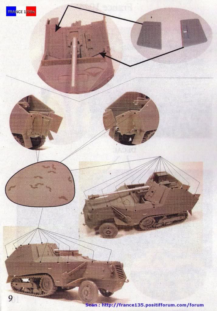 Selbstfahrlafette für 7,5cm Pak 40 Auf SOMUA MCG S307 (f) . Brach Model, 1/35, ref BM 073. Kit résine et aluminium trourné. BRACH_1-35_SOMUAPAK40022