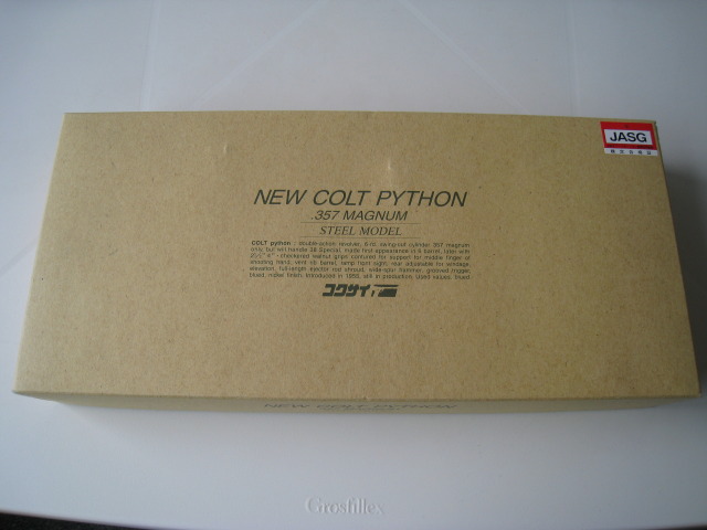 Kokusai Colt Python 4 inch Metal gold finish - becomes Silver  IMG_9974