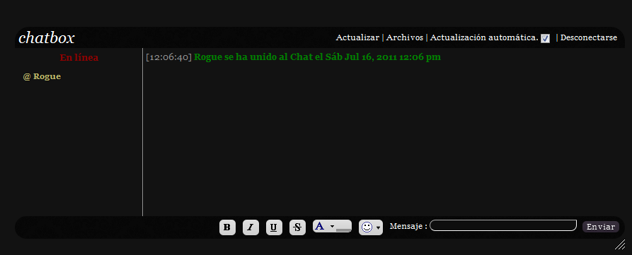 Problema Con ChatBox Chatbox