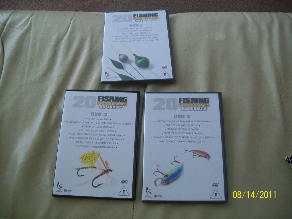 boxed set of fishing dvds Fishing004