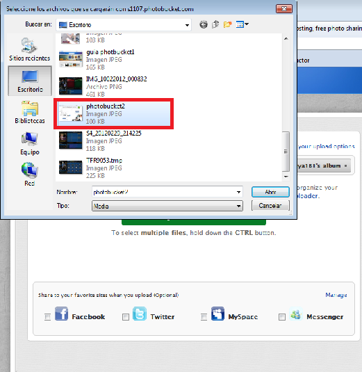 Como subir una imagen al foro Photobucket32
