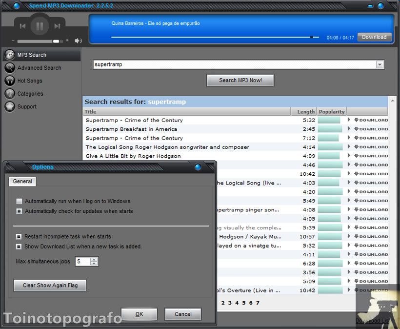 Speed MP3 Downloader 2.2.5.2 Portable Speedmp3downoader2252