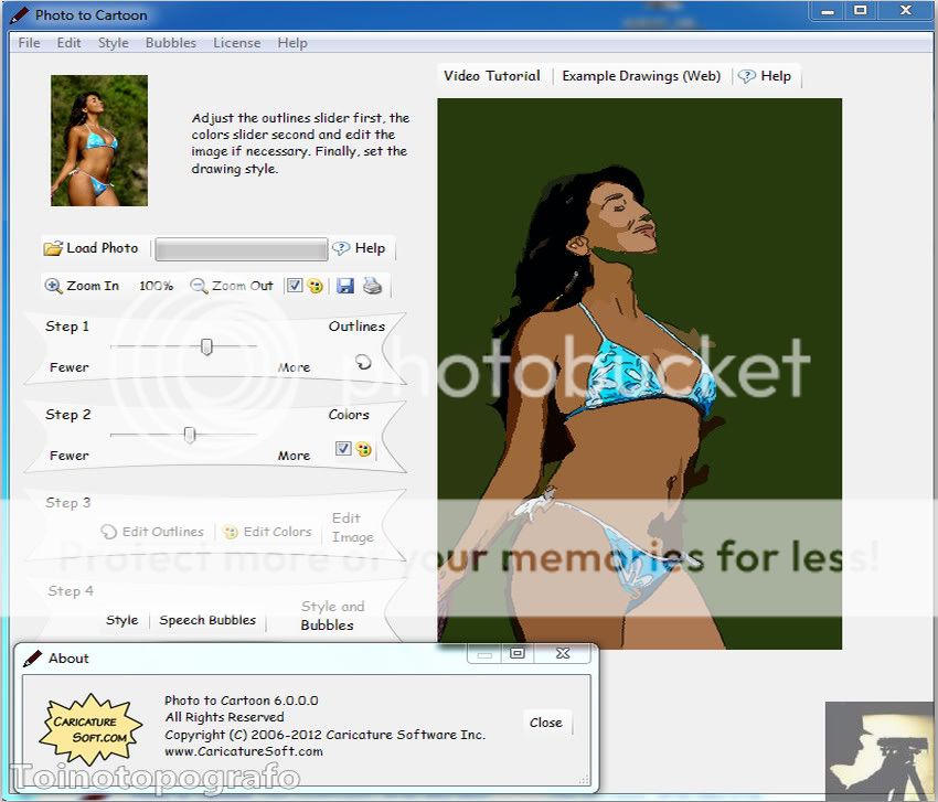 Caricature Software Photo To Cartoon v6.0.0.0 Portable Phototocartoon6