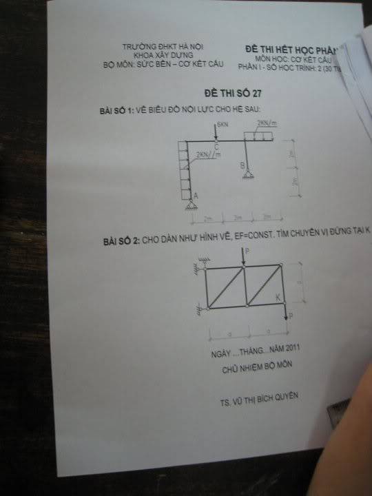 Đề thi cơ kết cấu... mời pro up lời giải 3