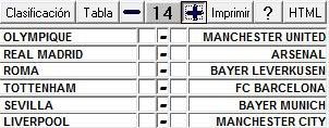 Calendario Liga 1 Jornada14