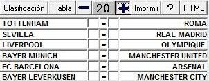 Calendario Liga 1 Jornada20