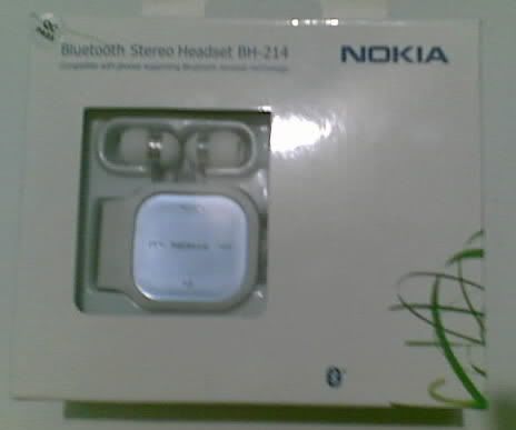 Nokia Bluetooth Stereo wirelles  Headset BH-214  Bh2142