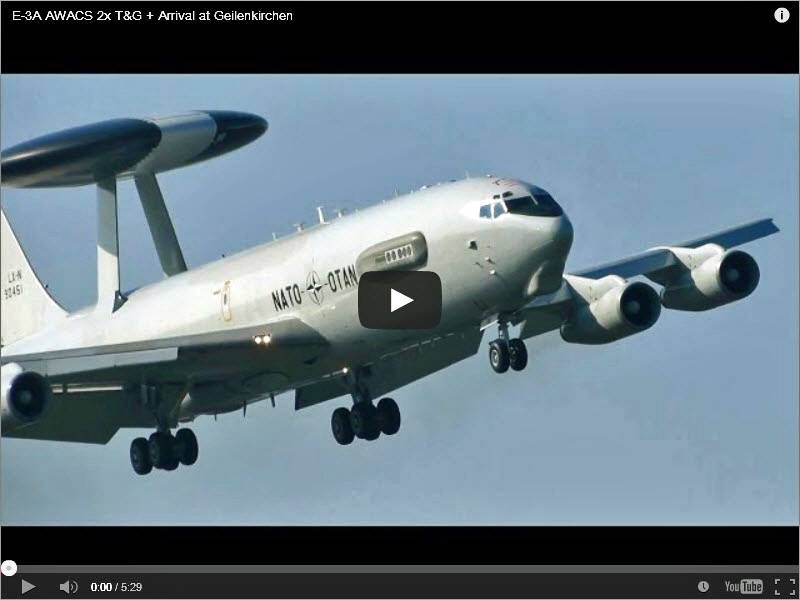 KC135 Tankers Alabama +AWACS Geilenkirchen 12-03 F[HD]Video   AWACS1AYT