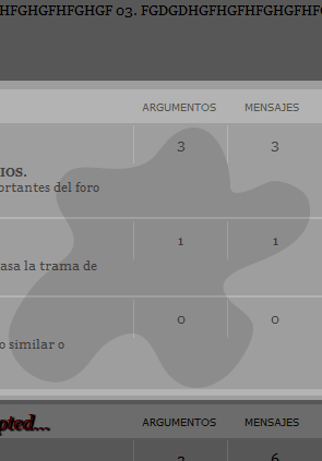 Imagen de fondo en la tabla de los foros. Fdsgfdsgd