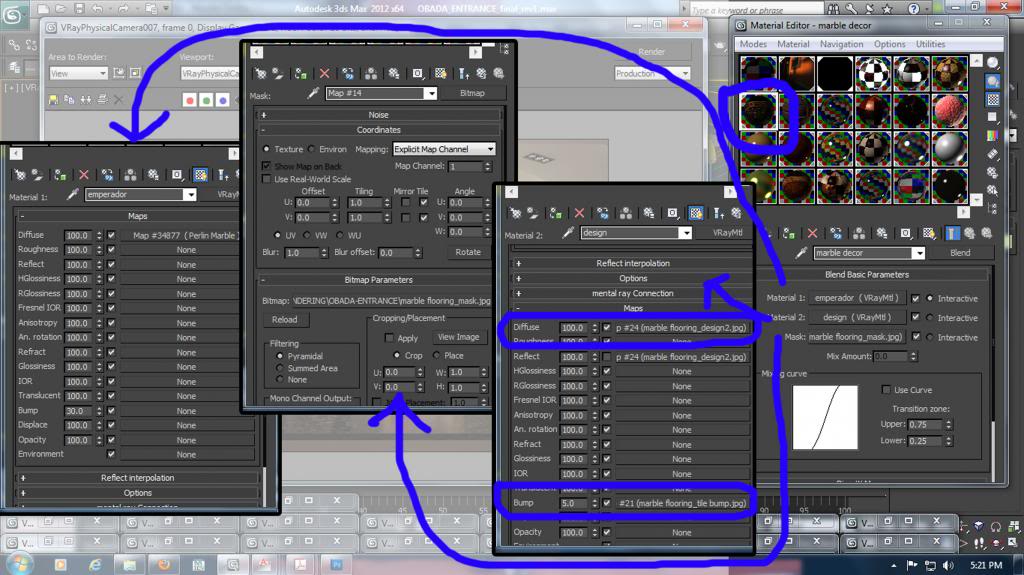 Ent._Night scene + DOF (Revision) + Simple tutorial for Marble SETTINGStutorials