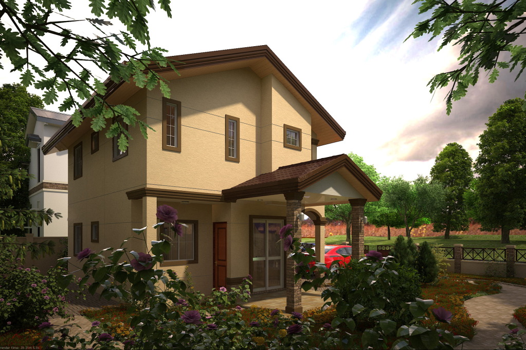 2-Storey Resd'l - design & render - Final + night scene (updated) + night settings Finalrendercam06