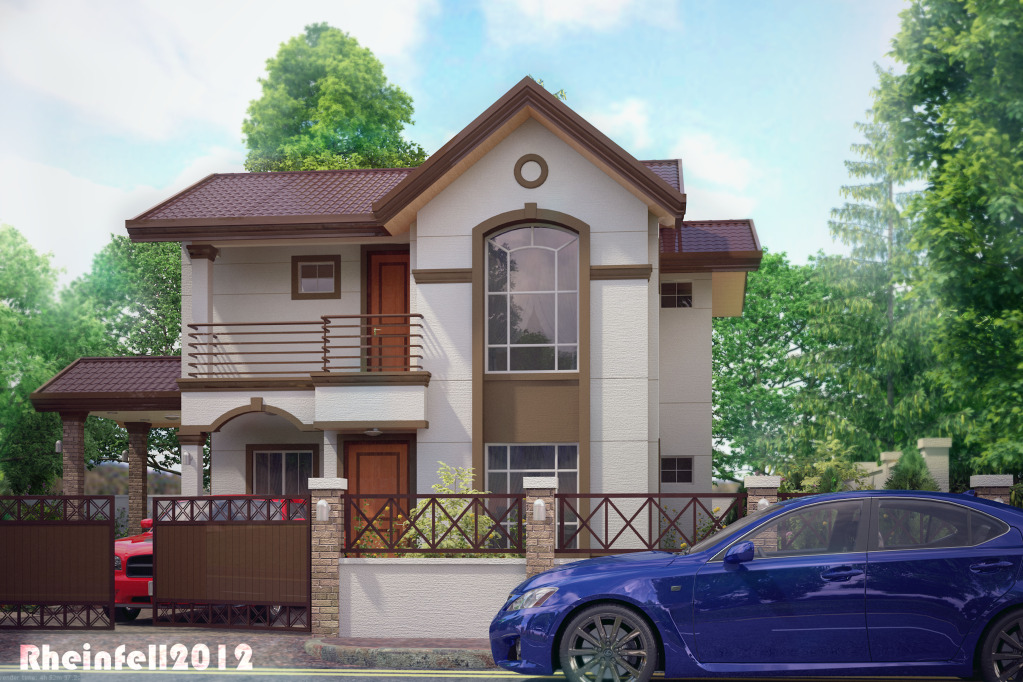 2-Storey Resd'l - design & render - Final + night scene (updated) + night settings Houseprop3_CAM_02_white_resize-1